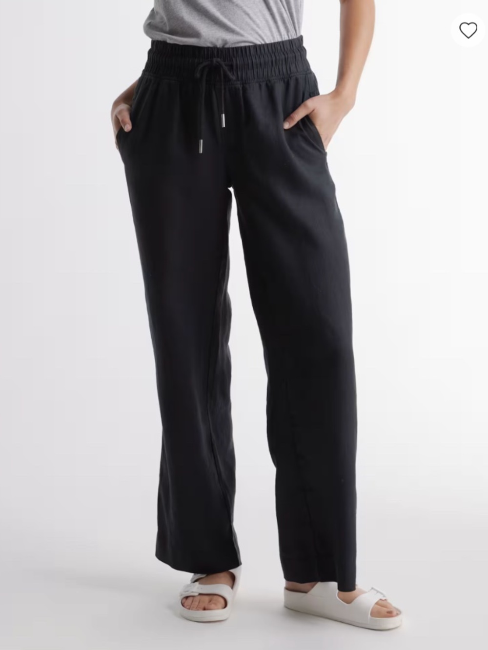 Quince 100% European Linen Wide Leg Pants